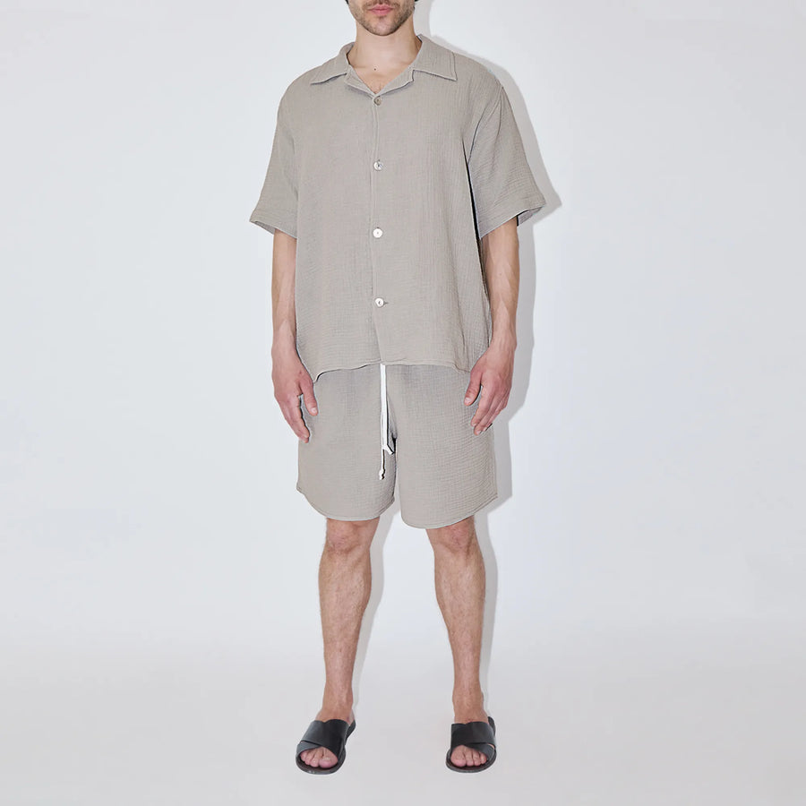 AngelWeave Sand Gauze Resort Shirt