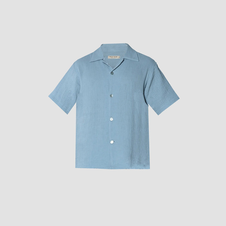 AngelWeave Sky Gauze Resort Shirt