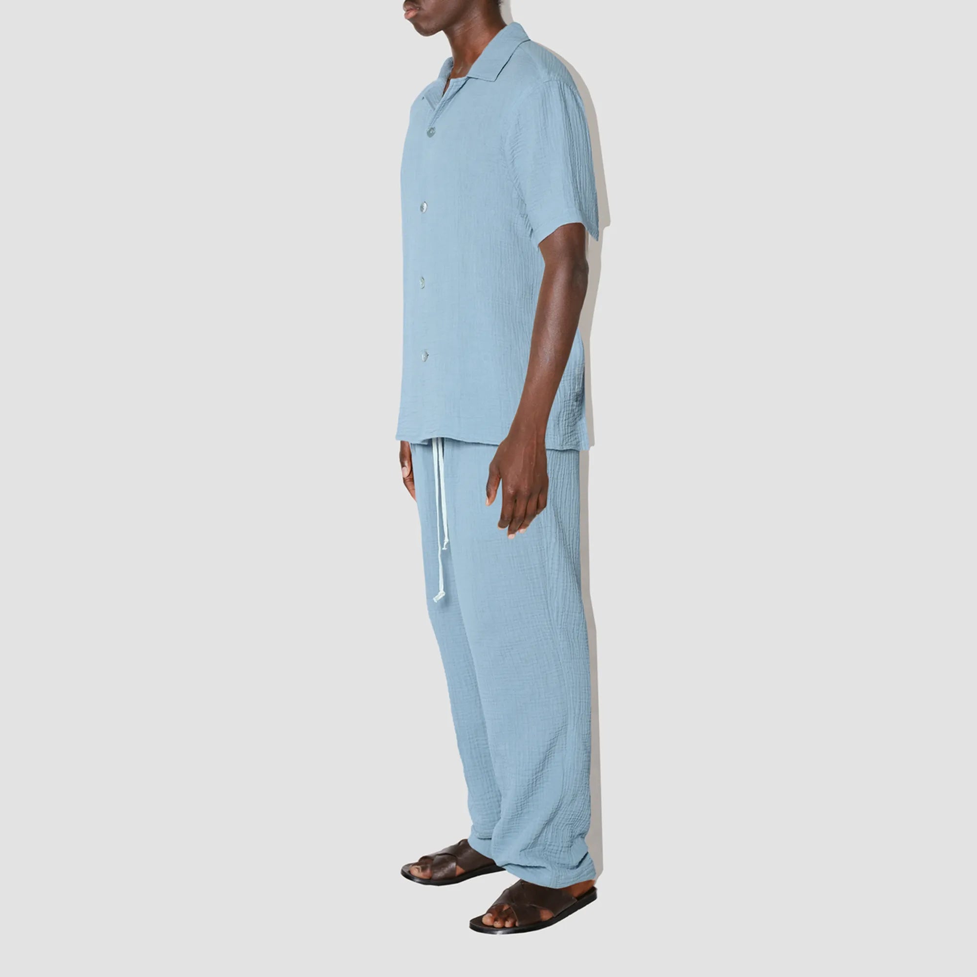 AngelWeave Sky Gauze Resort Shirt