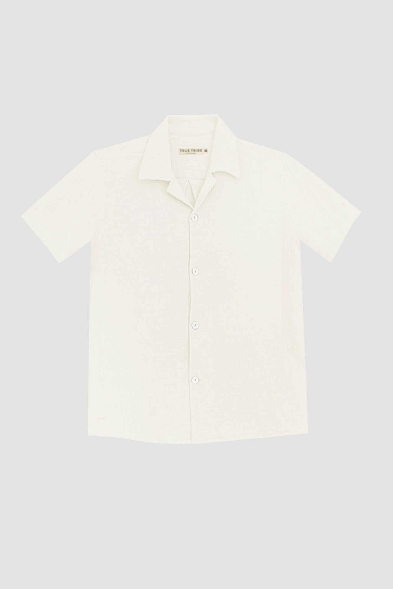 AngelWeave Ivory Gauze Resort Shirt