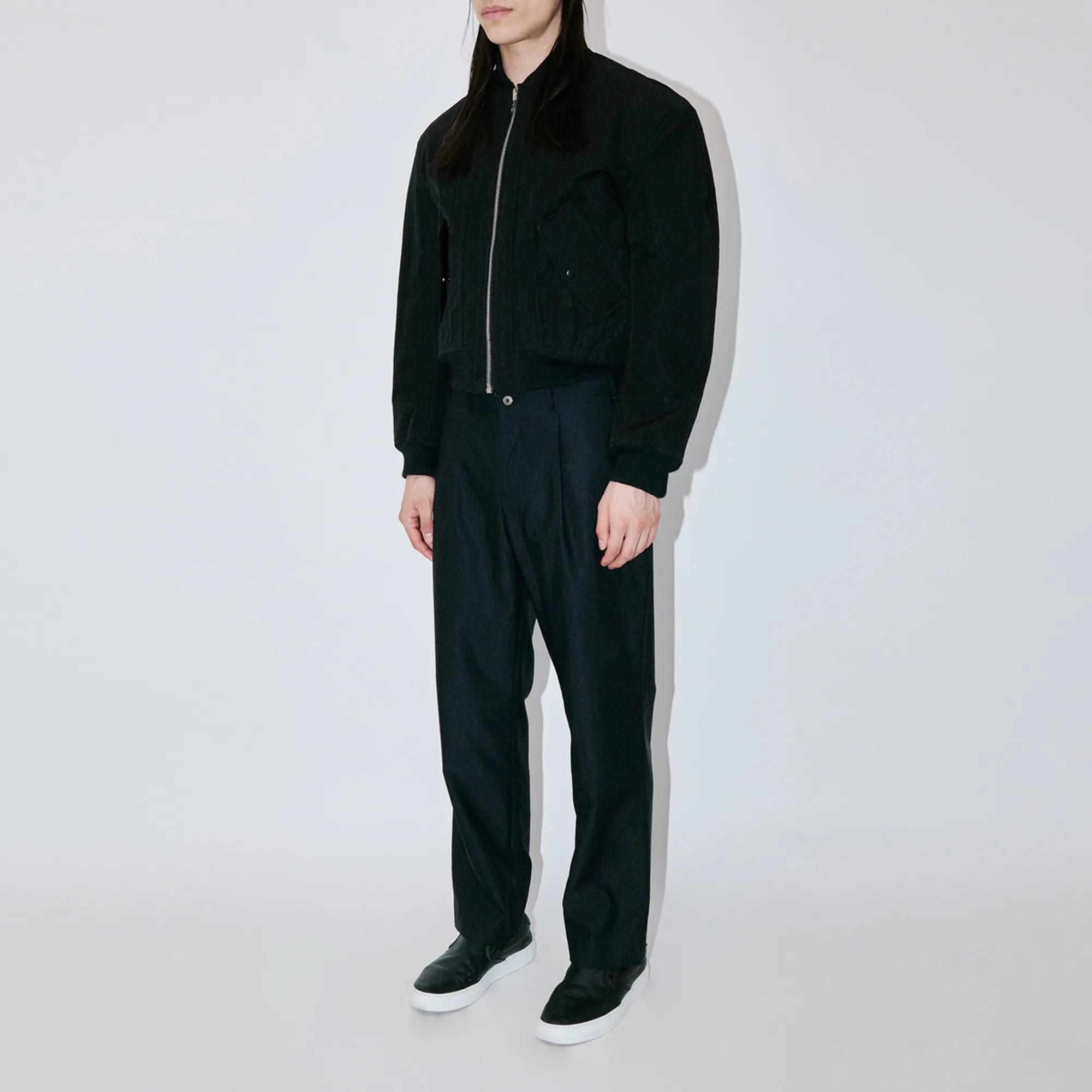 HeavyProtect Black Bomber Jacket