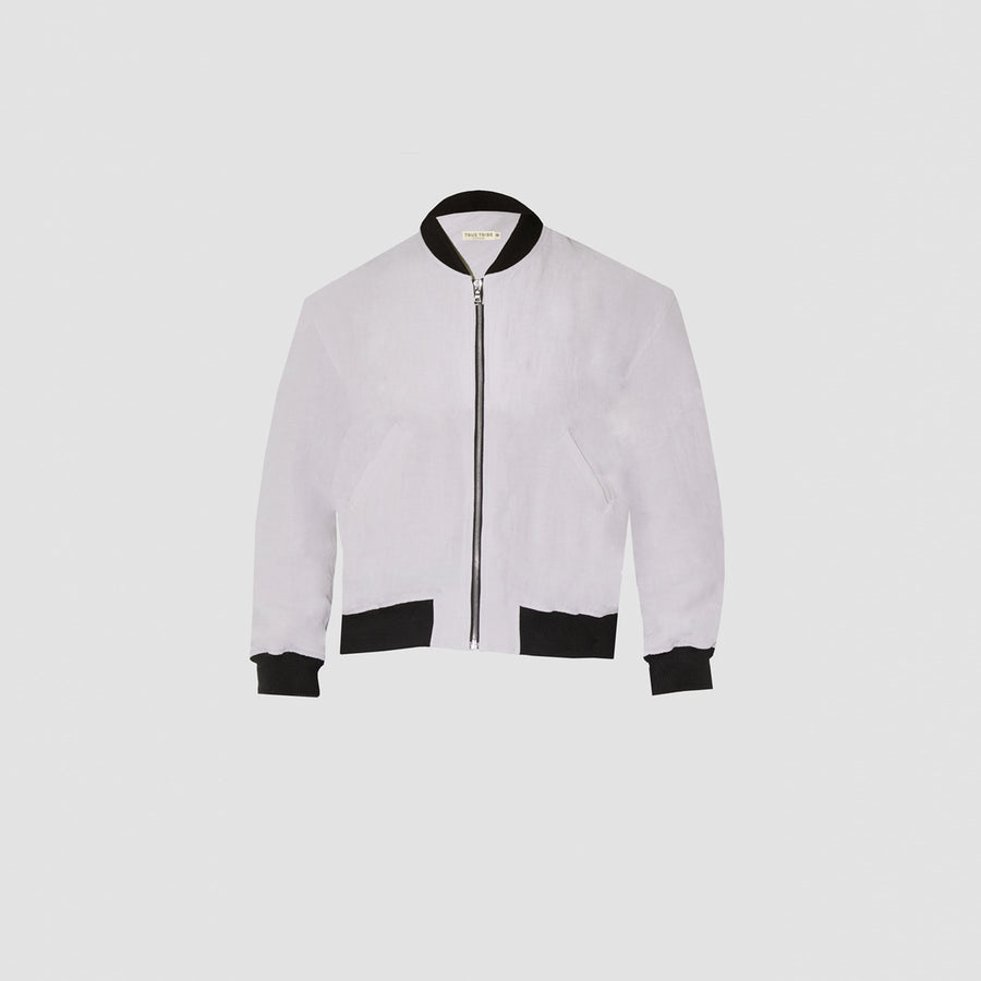 TerraLinen Sand Bomber Jacket