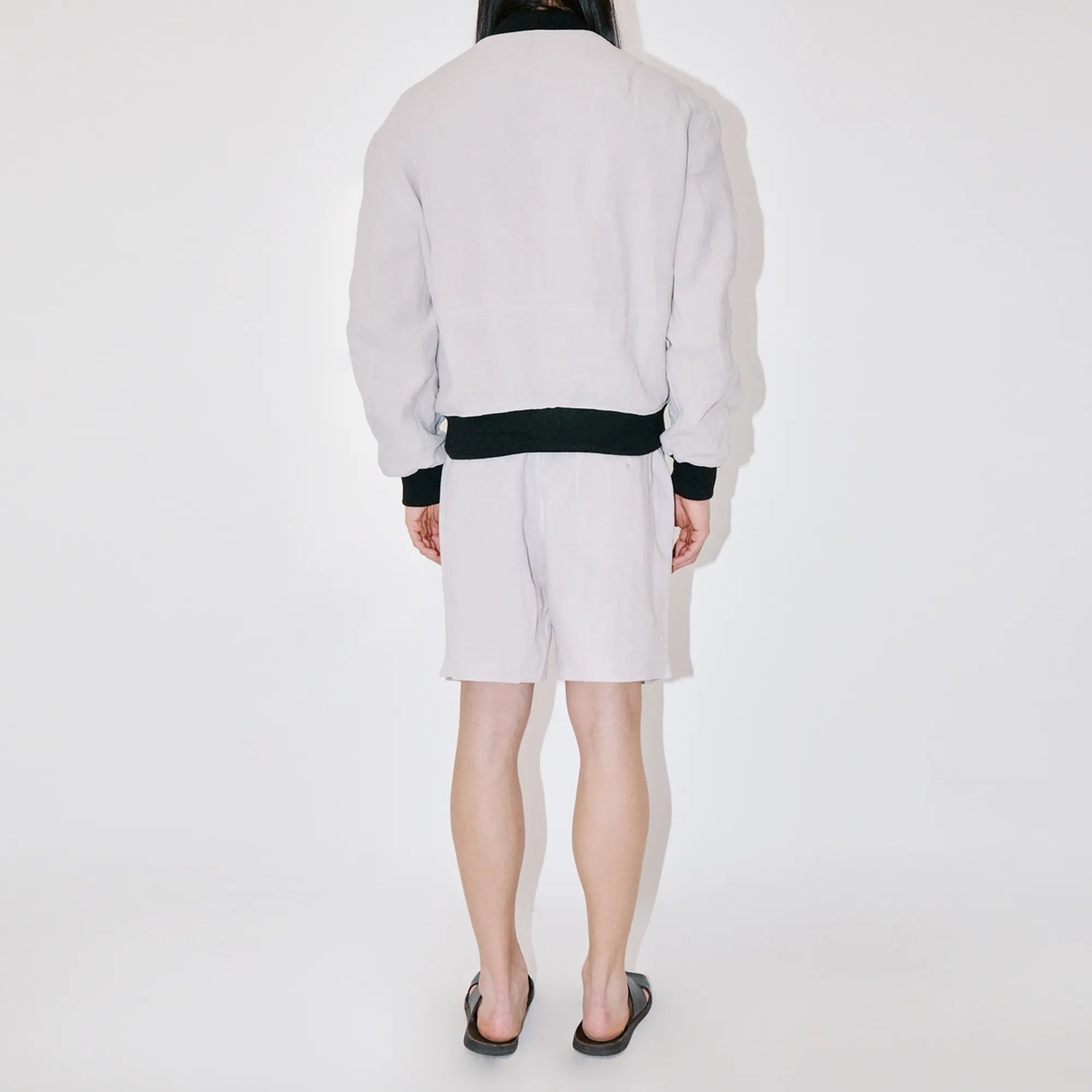 TerraLinen Sand Bomber Jacket