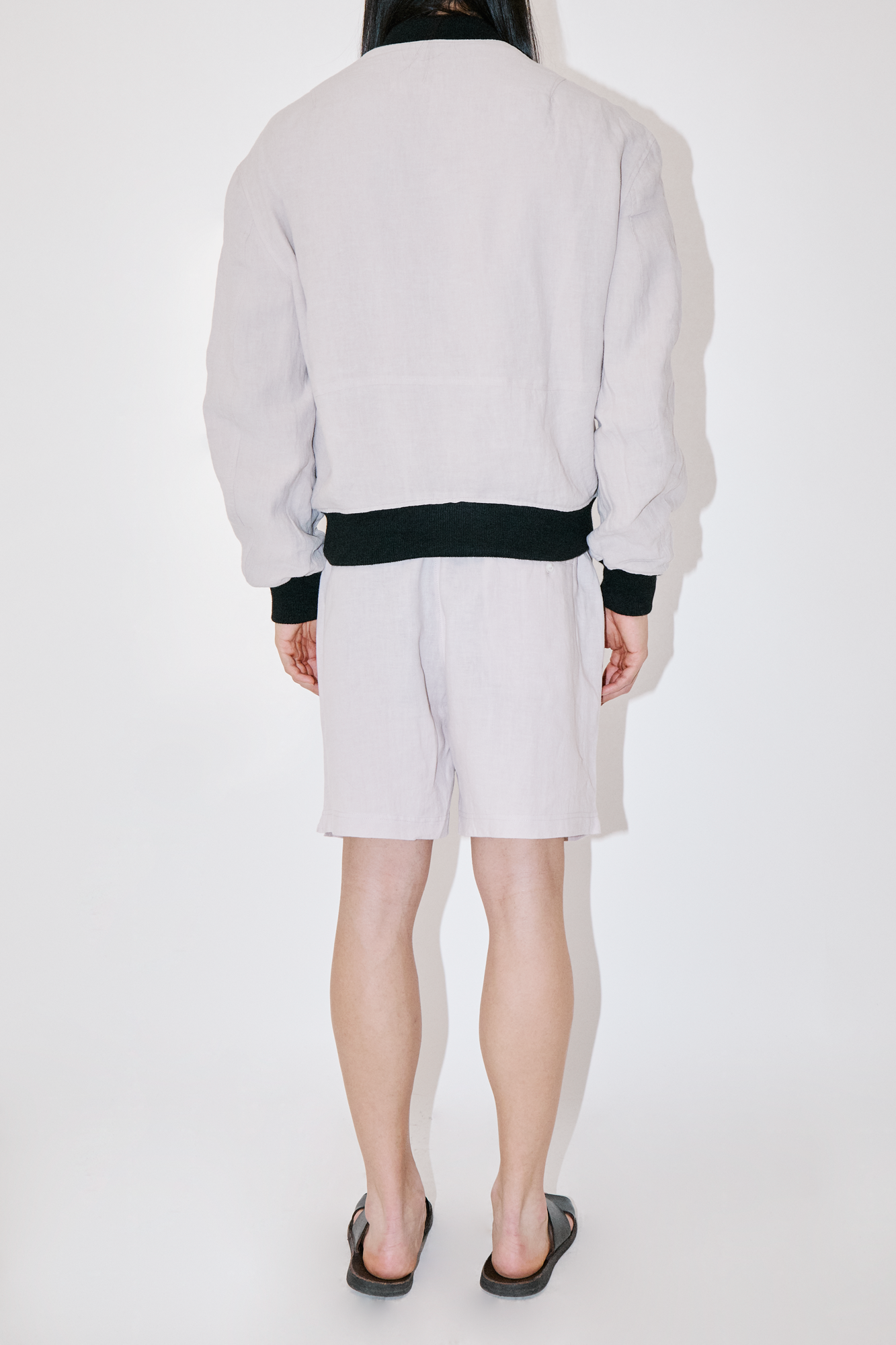TerraLinen Sand Bomber Jacket