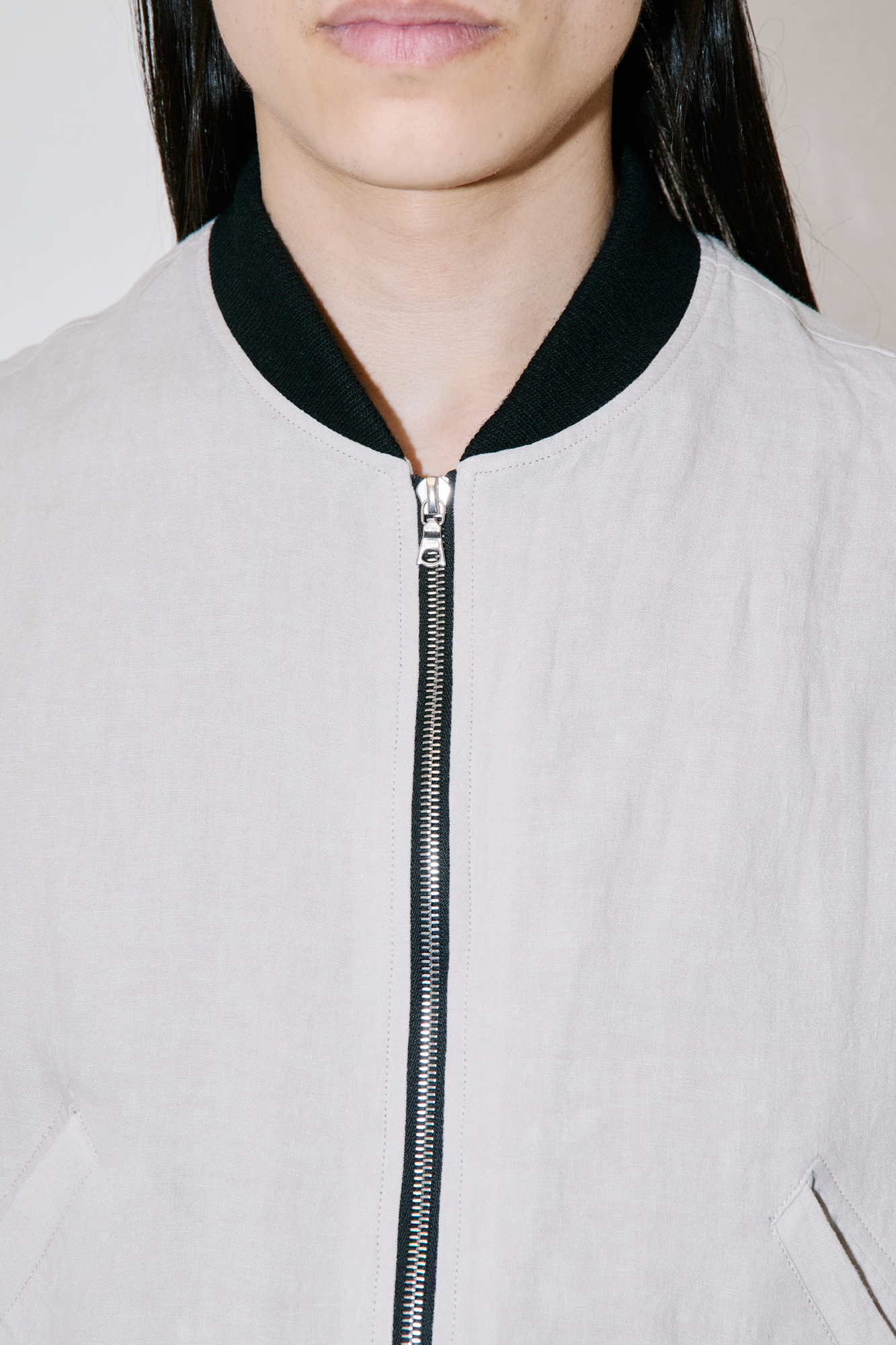 TerraLinen Sand Bomber Jacket