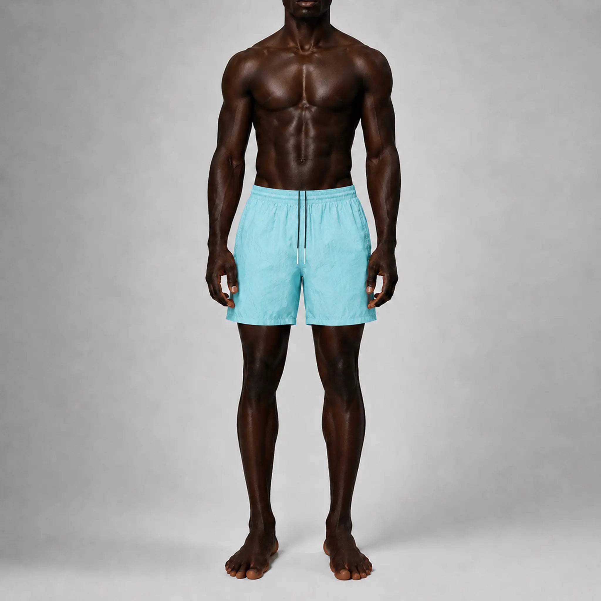 AquaSilk Blue Regular Swim Shorts