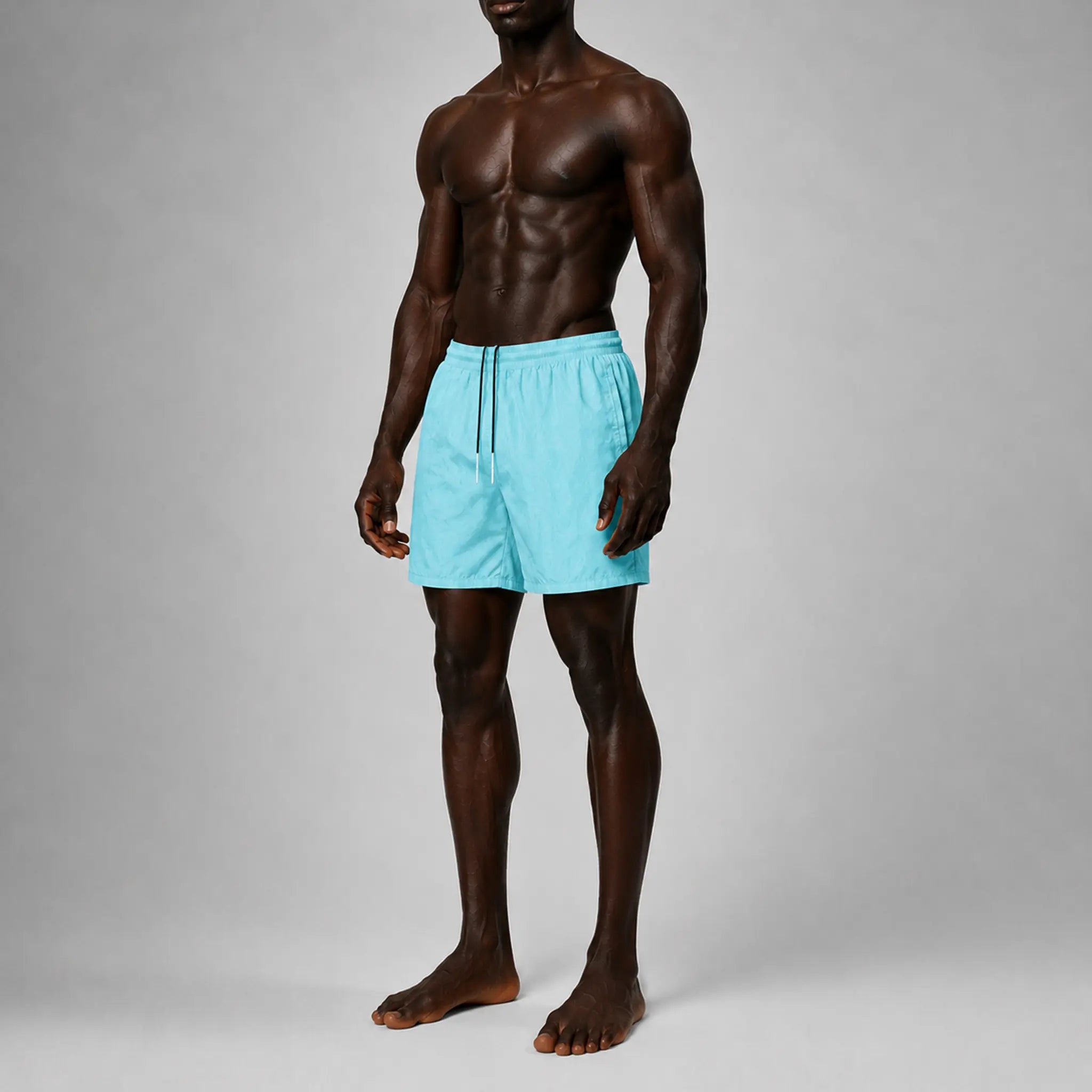 AquaSilk Blue Regular Swim Shorts