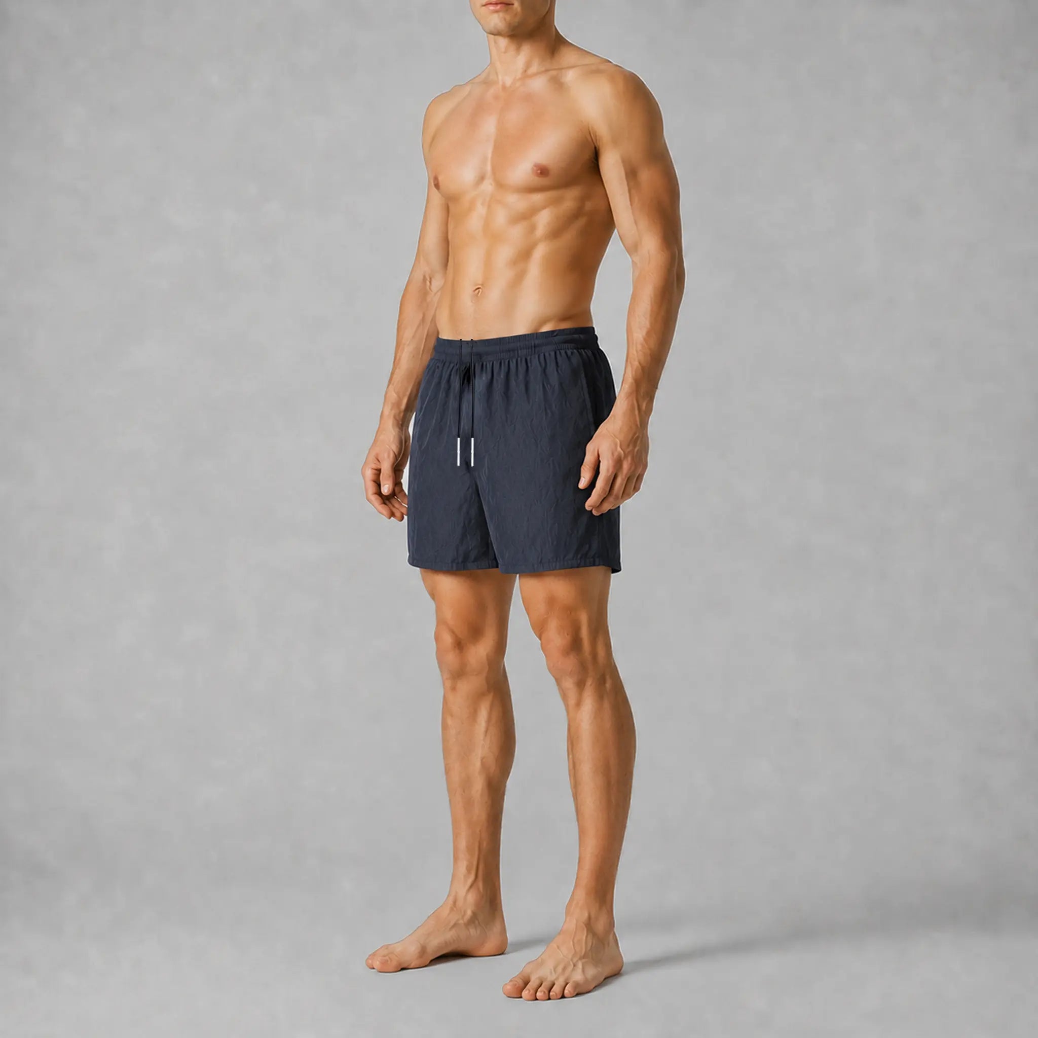 AquaSilk Dark Navy Regular Swim Shorts