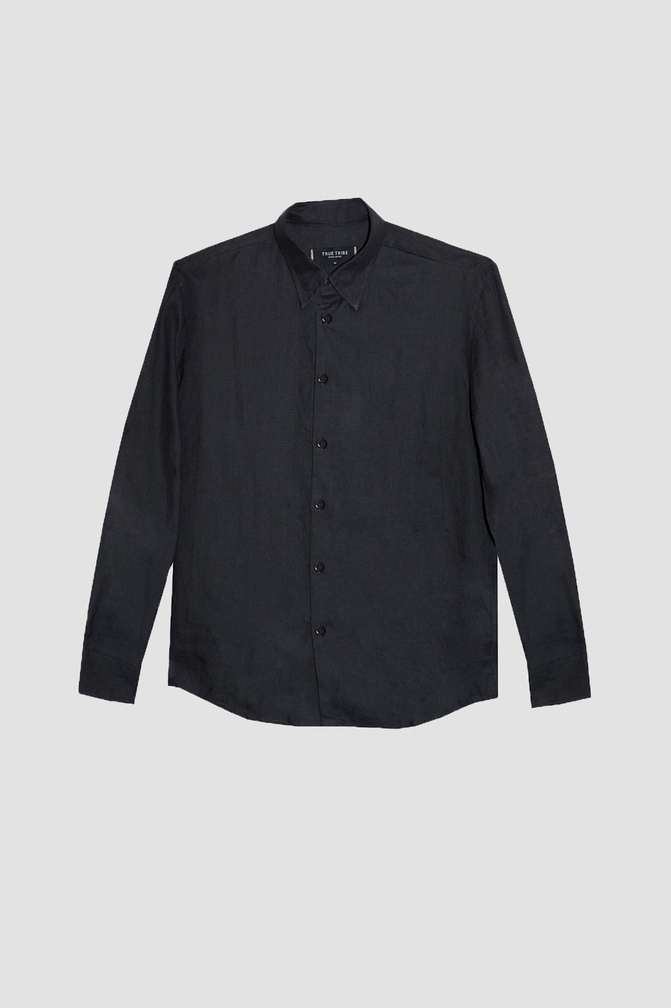 TerraFibre BLACK LINEN CLASSIC SHIRT