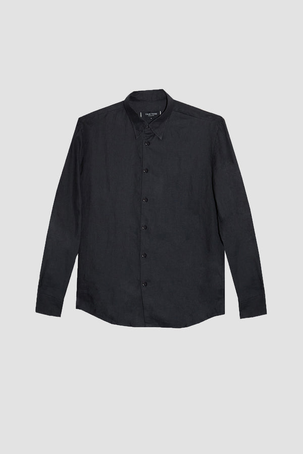 TerraLinen BLACK CLASSIC SHIRT