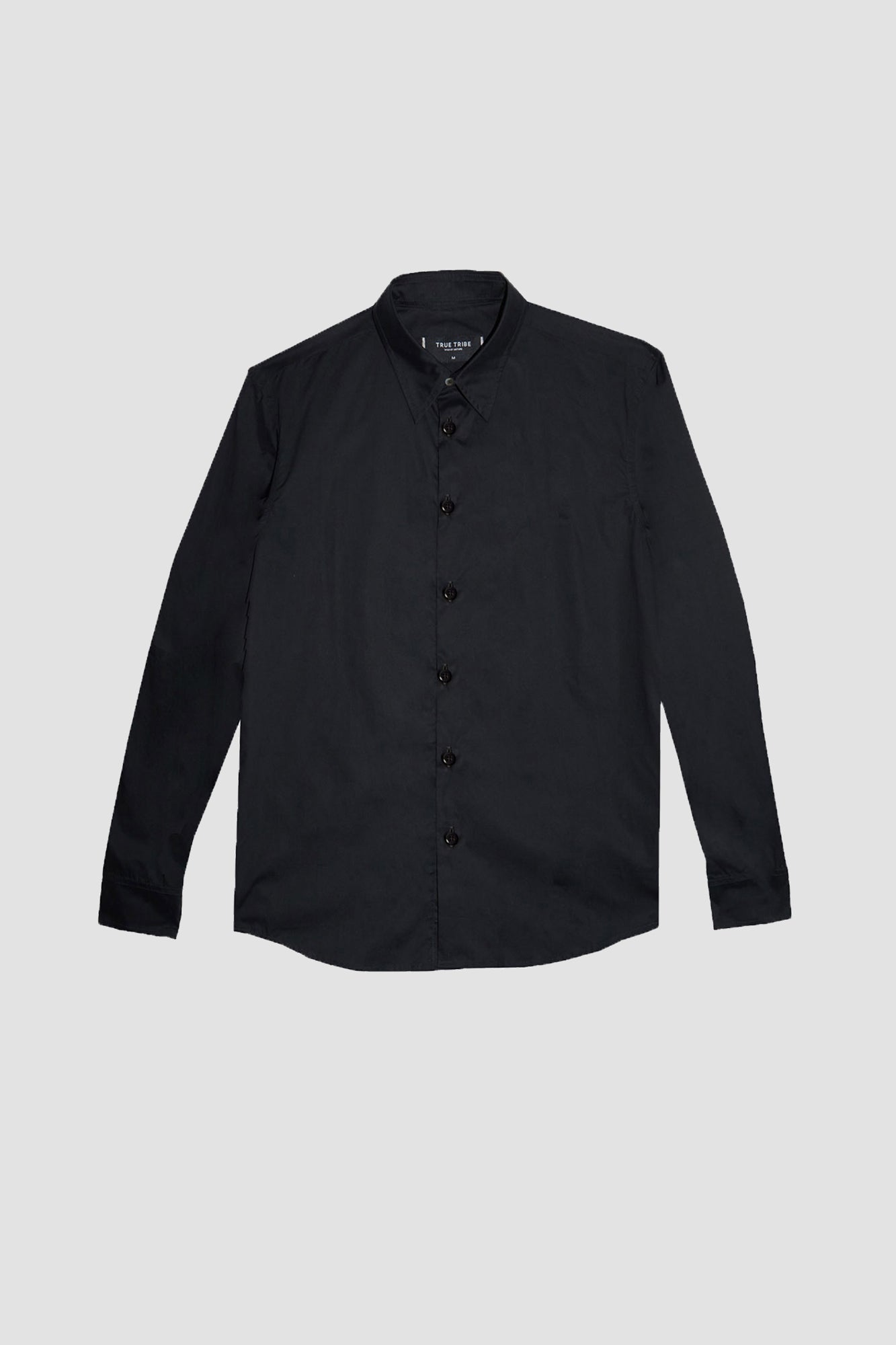 SmoothWeave BLACK MICRO TWILL CLASSIC SHIRT