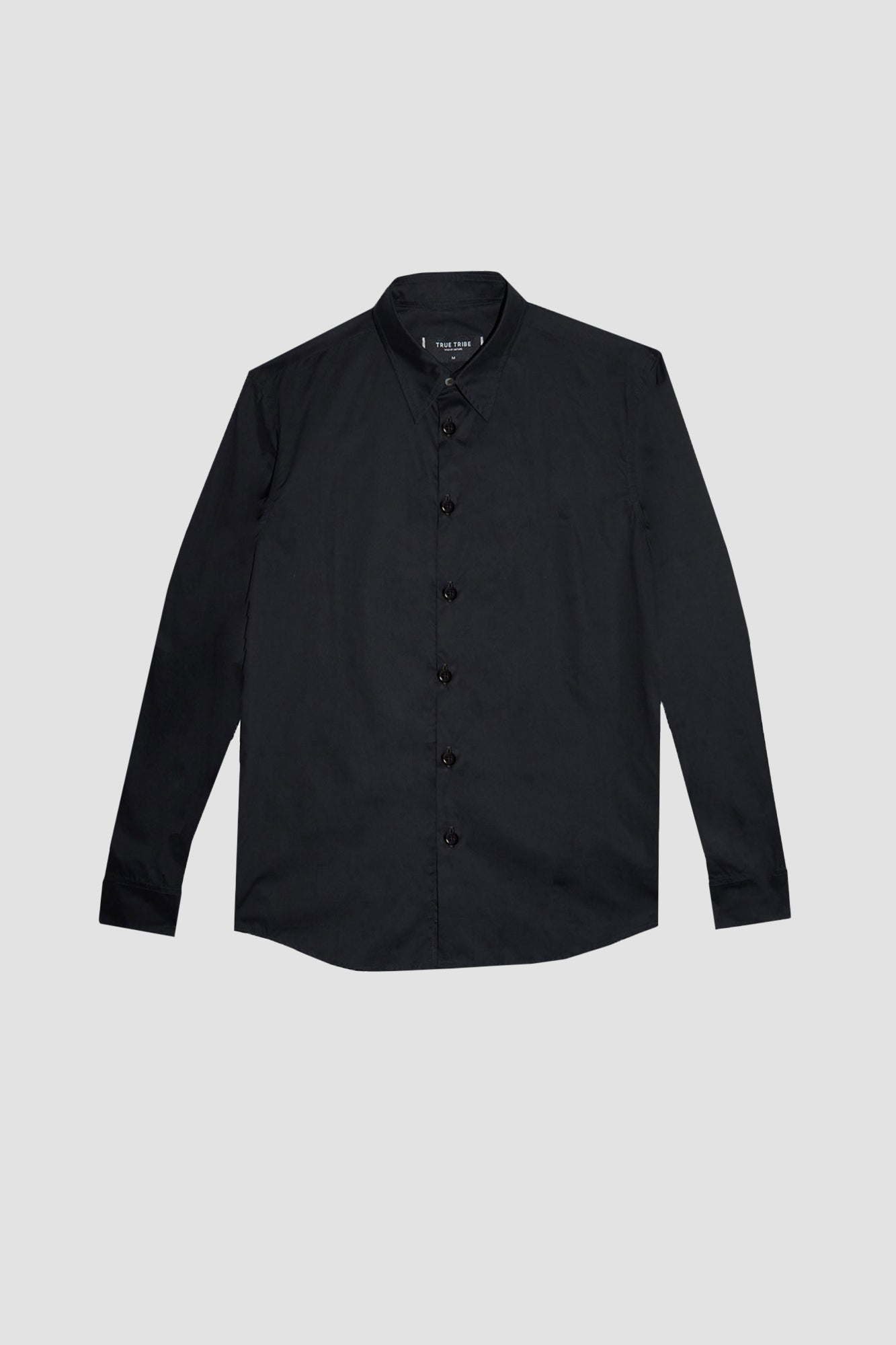 SmoothWeave BLACK MICRO TWILL CLASSIC SHIRT