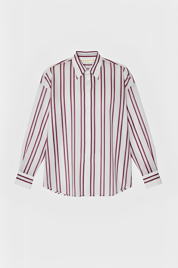 BreathAir Nomad Stripe Oversized Shirt