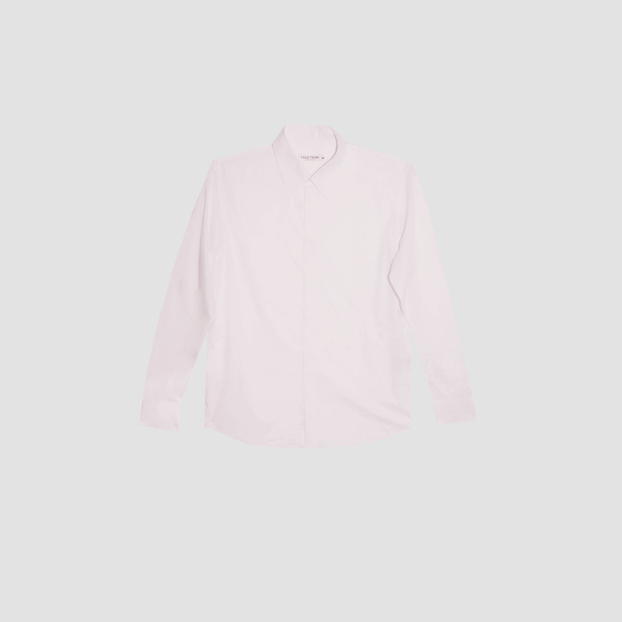 BreathAir Pink Cotton Voile Oversized Shirt