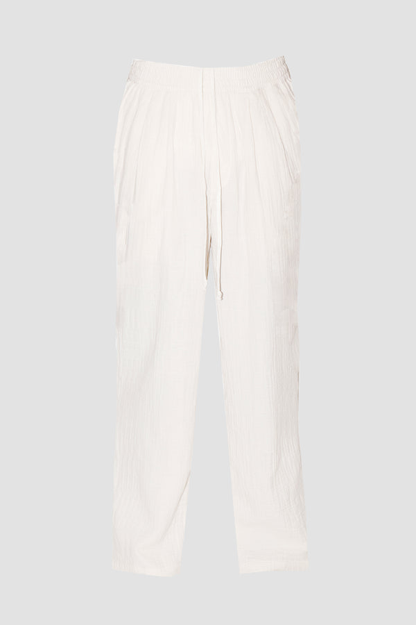 AngelWeave IVORY GAUZE LOUNGE PANTS