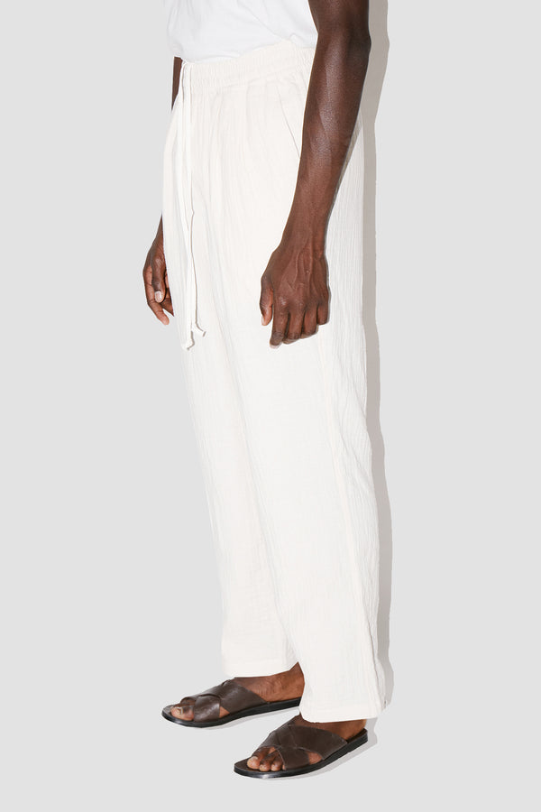 AngelWeave IVORY GAUZE LOUNGE PANTS