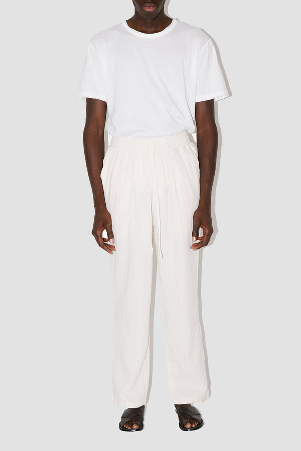 AngelWeave IVORY GAUZE LOUNGE PANTS