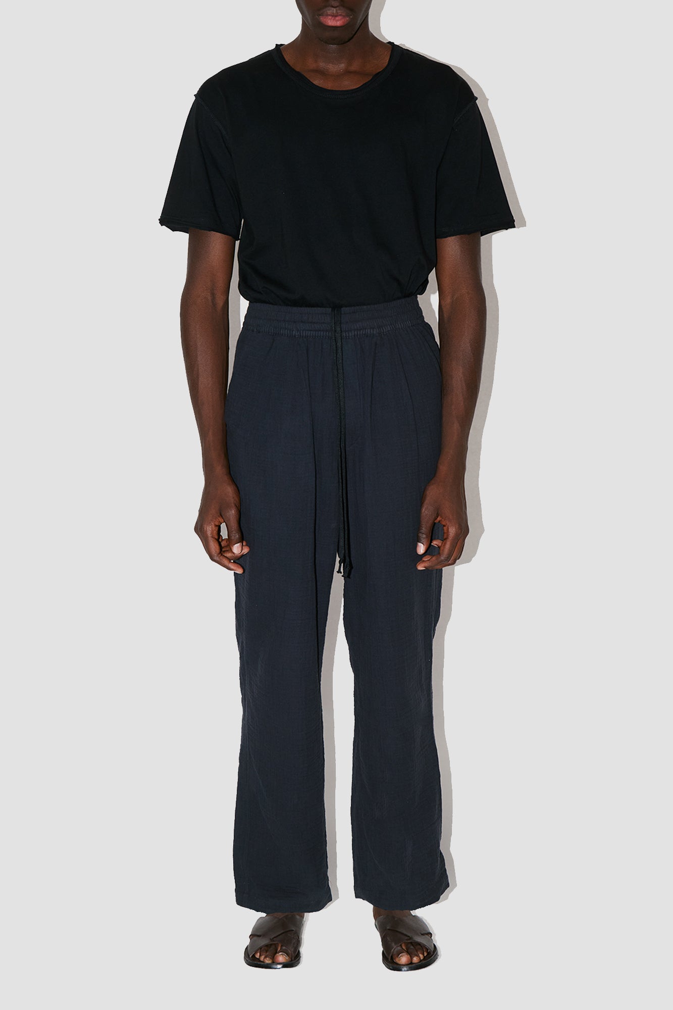 AngelWeave DARK NAVY GAUZE LOUNGE PANTS