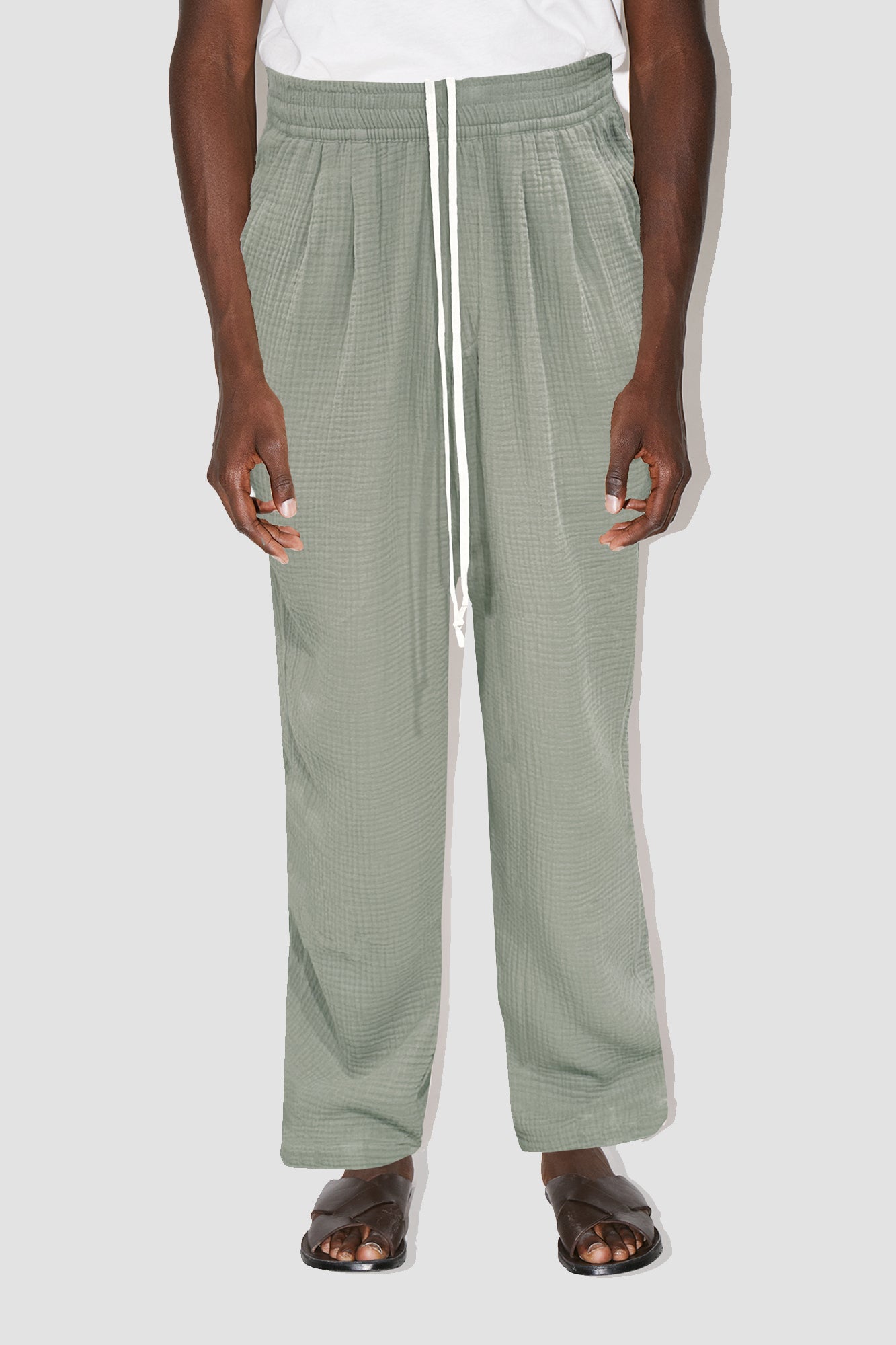 AngelWeave KHAKI GAUZE LOUNGE PANTS