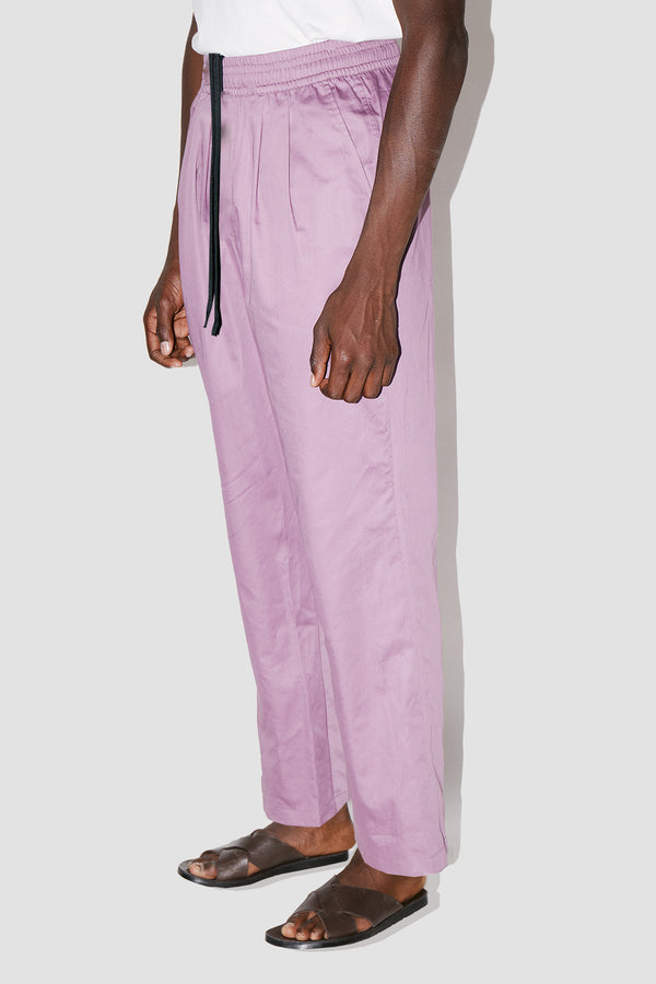 GizaFine MAUVE SATIN LOUNGE PANTS