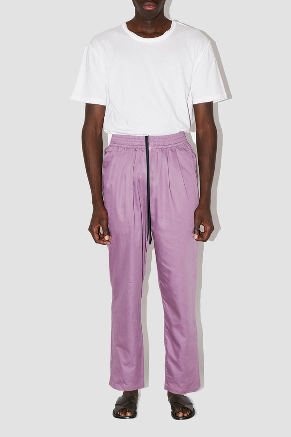 GizaFine MAUVE SATIN LOUNGE PANTS