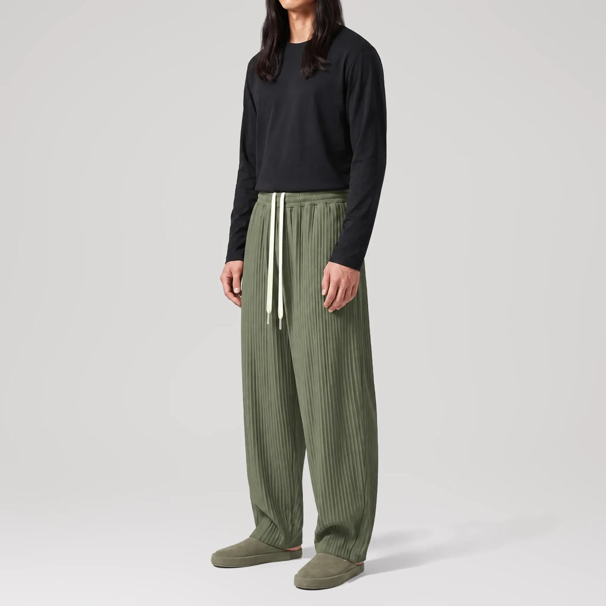AirCloud Khaki Lounge Pants, side view