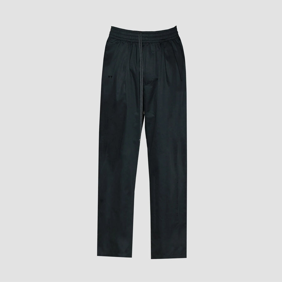 GizaFine Black Satin Lounge Pants