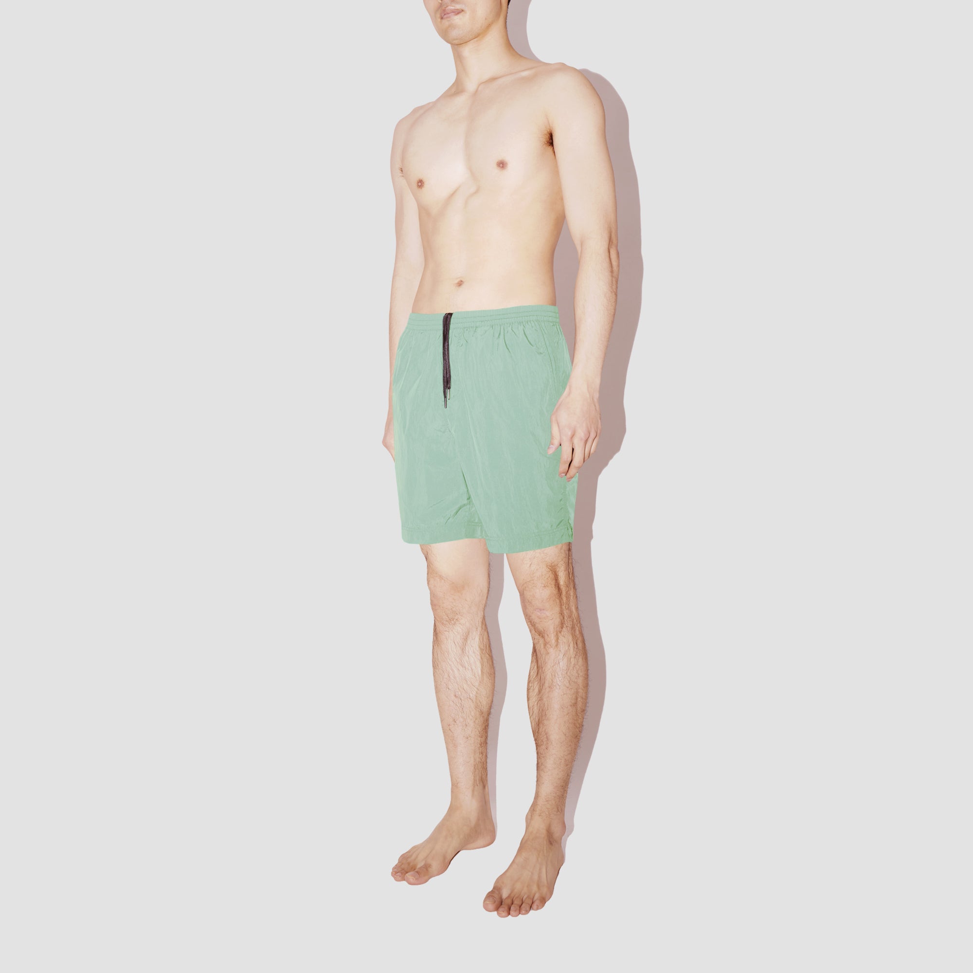AquaSilk Mint Green Classic Swim Shorts