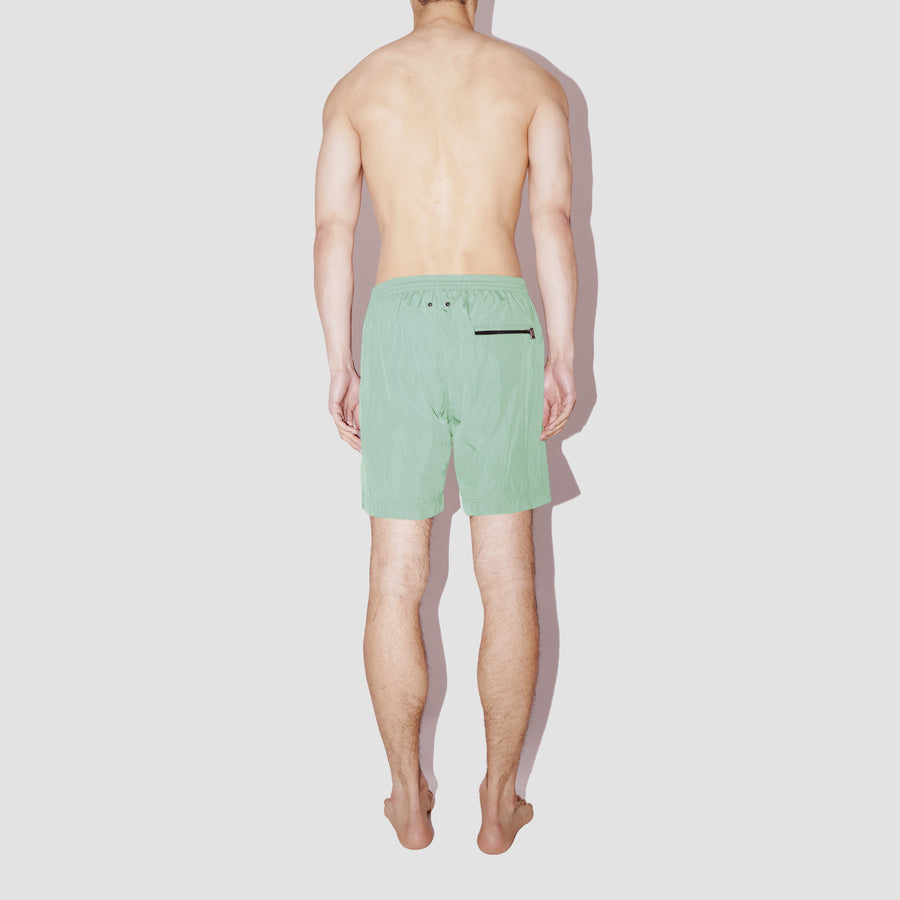 AquaSilk Mint Green Classic Swim Shorts