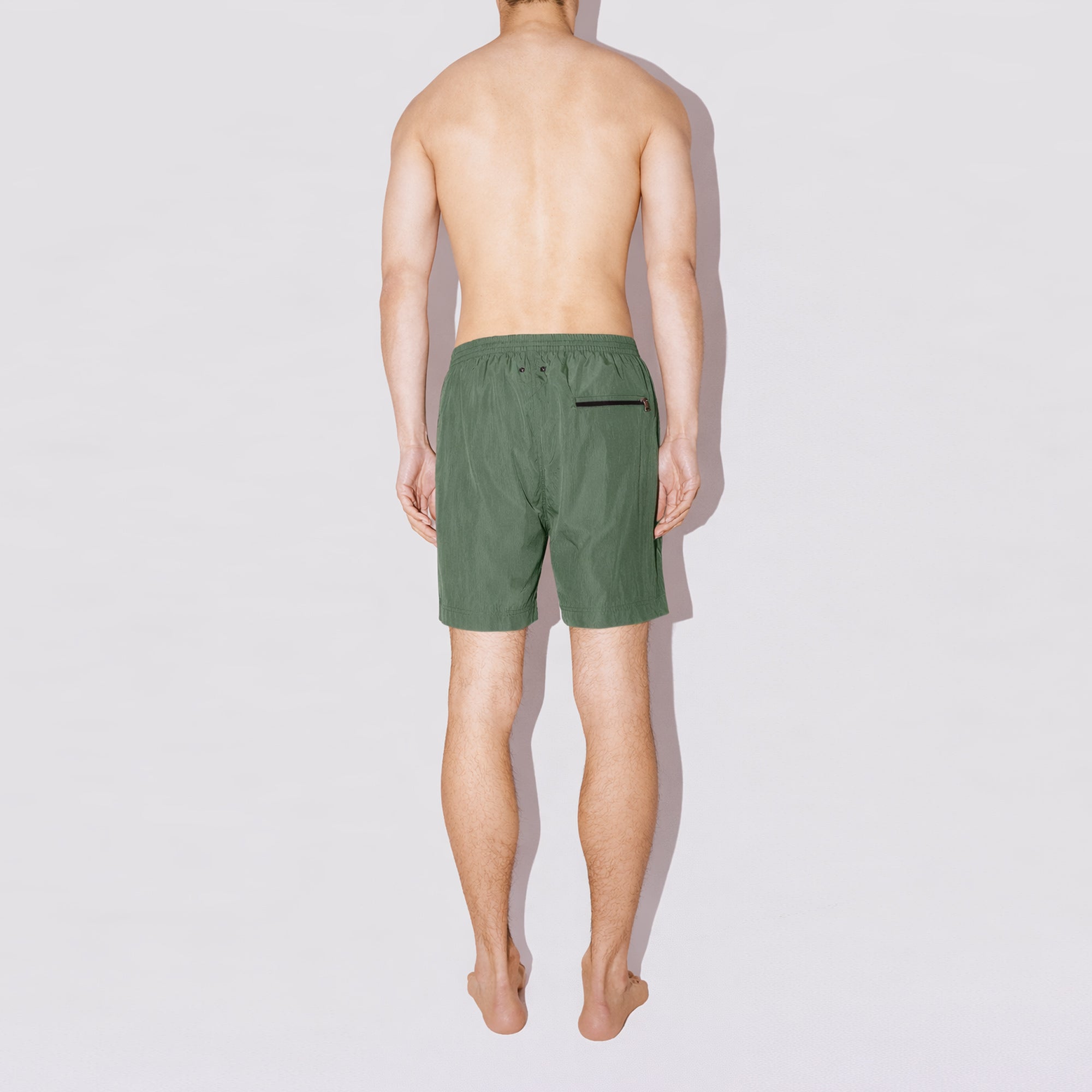 AquaSilk Khaki Classic Swim Shorts