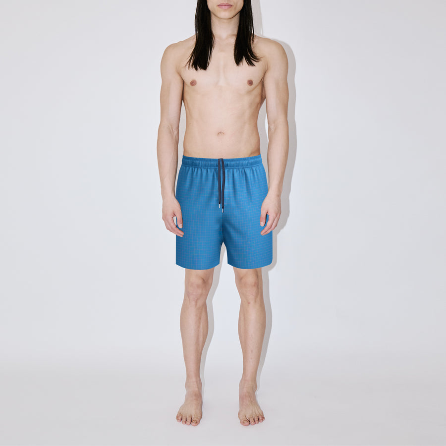 AzureGrid Classic Swim Shorts