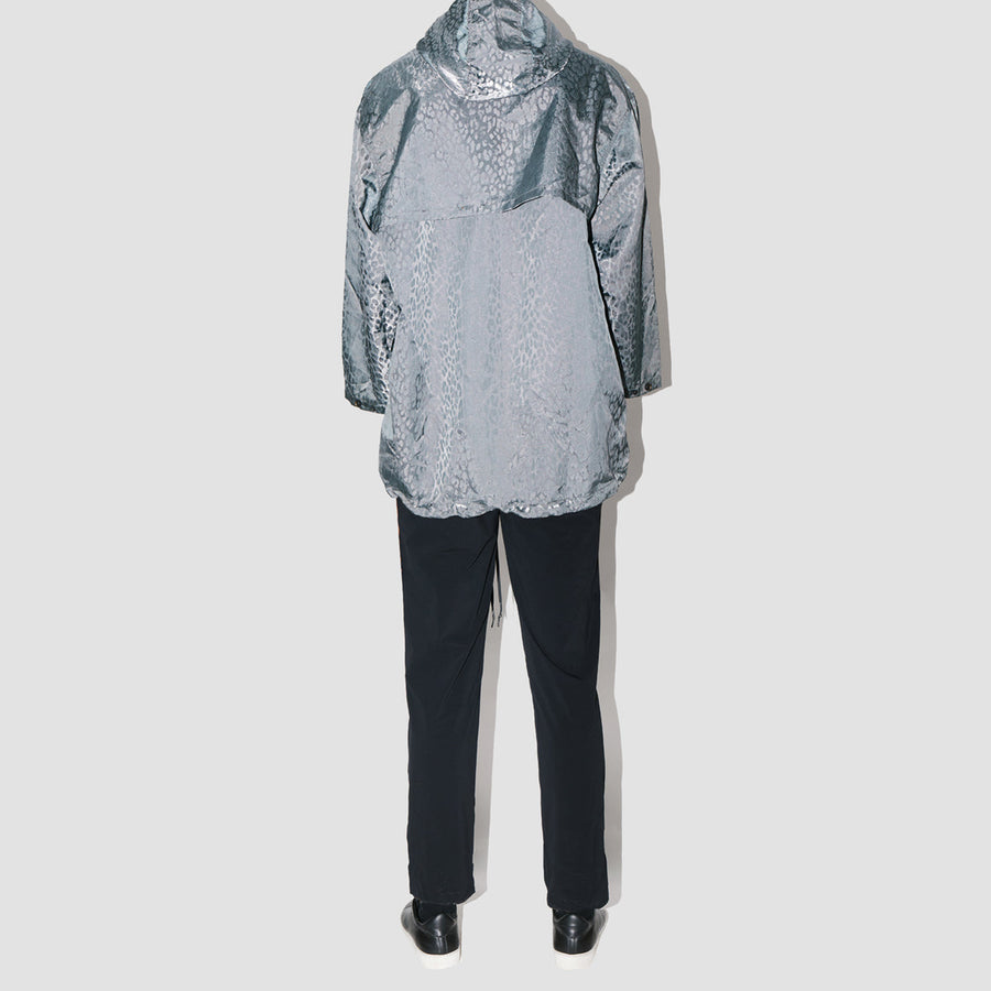 Leopard Space Long Poncho