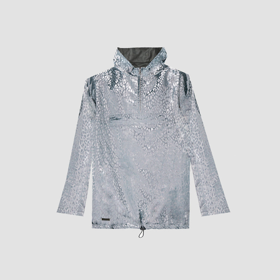 Leopard Space Long Poncho