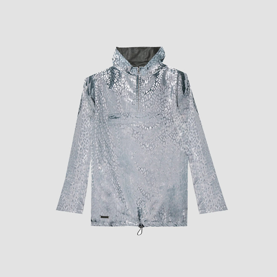 Leopard Space Long Poncho