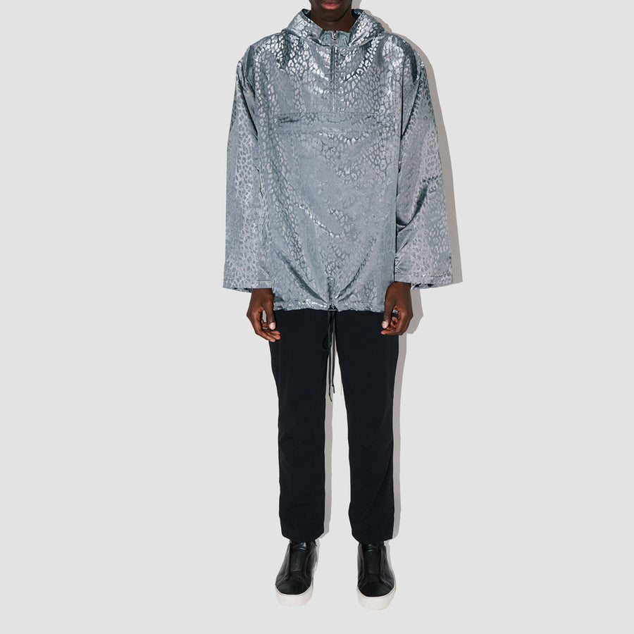 Leopard Space Long Poncho