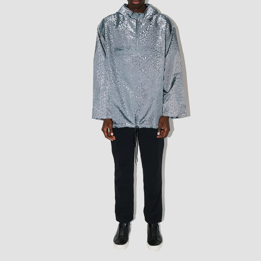 Leopard Space Long Poncho