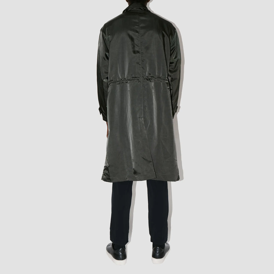 HeavyProtect Army Green Trench Coat