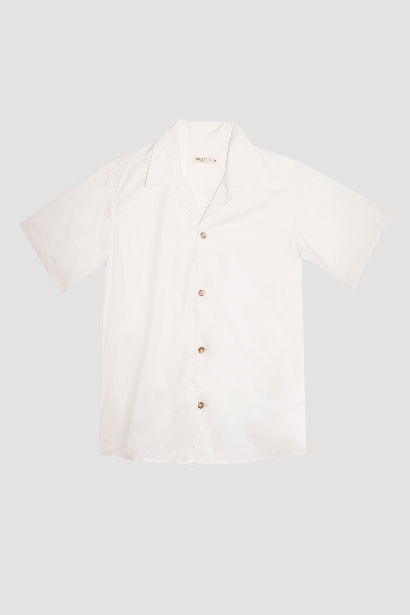 GizaFine CREAM RESORT SHIRT