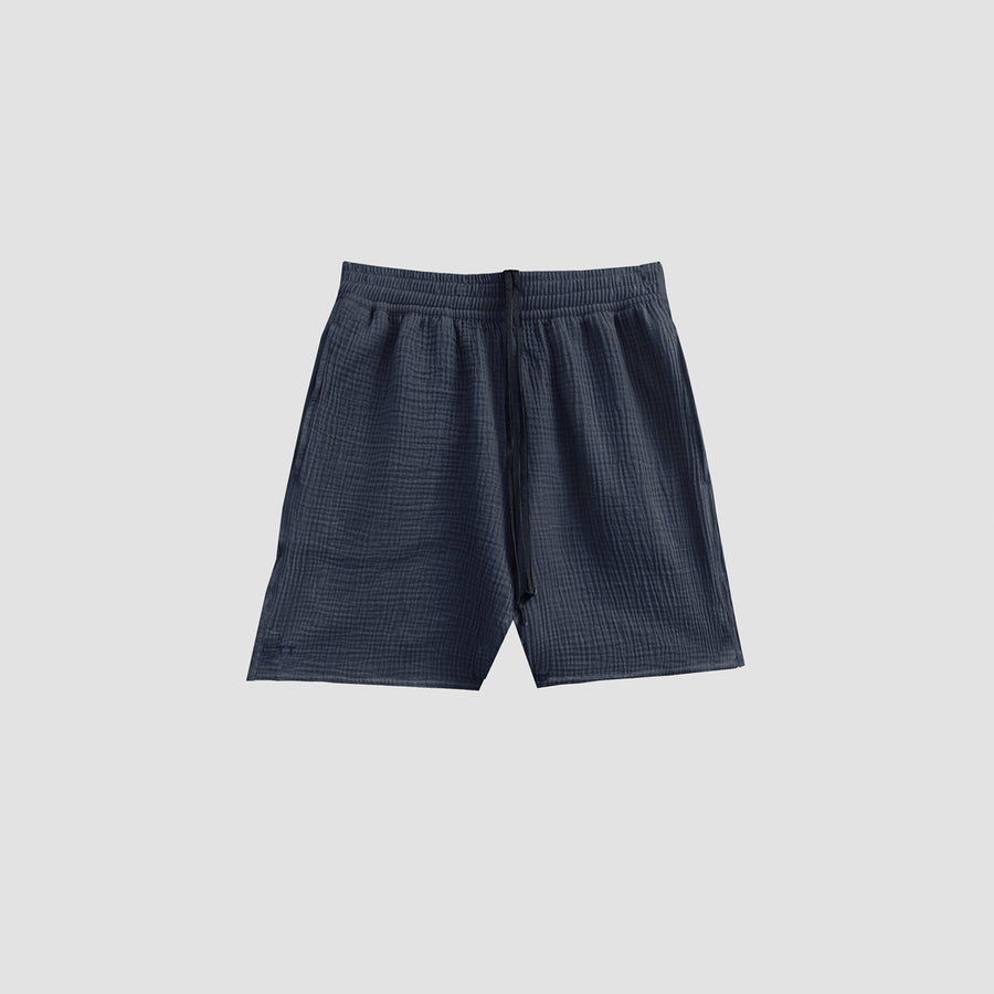AngelWeave Dark Navy Gauze Lounge Shorts