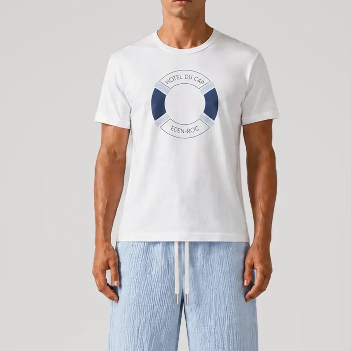 Eden-Roc Classic T-shirt in white ElevaPima
