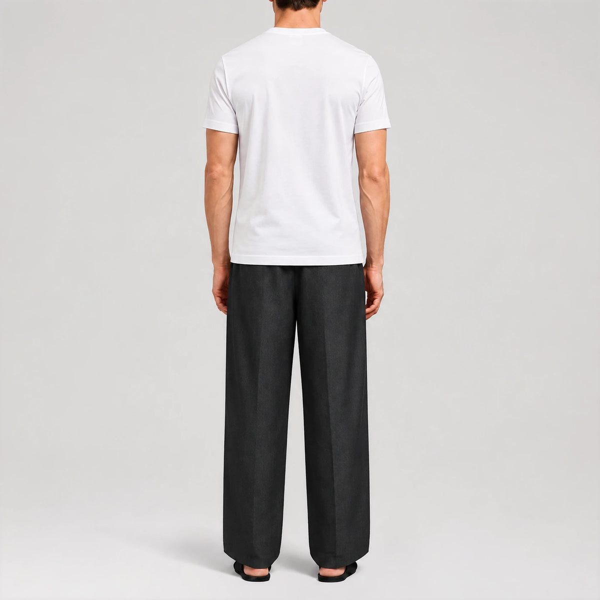ShoreCotton White Classic T-Shirt, back view