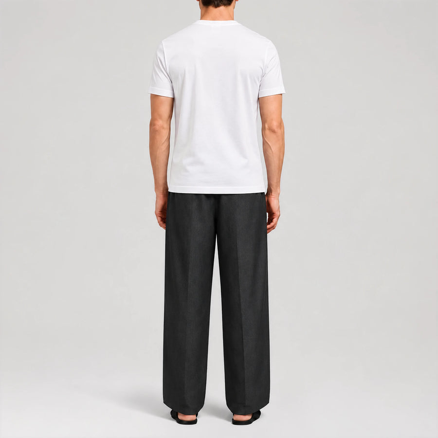 ShoreCotton White Classic T-Shirt, back view