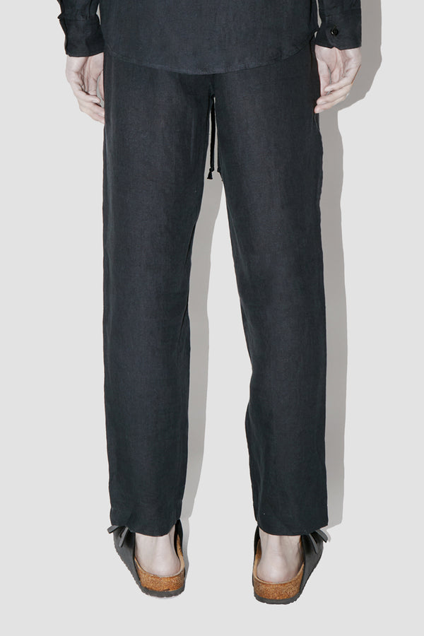 TerraLinen BLACK CLASSIC PANTS