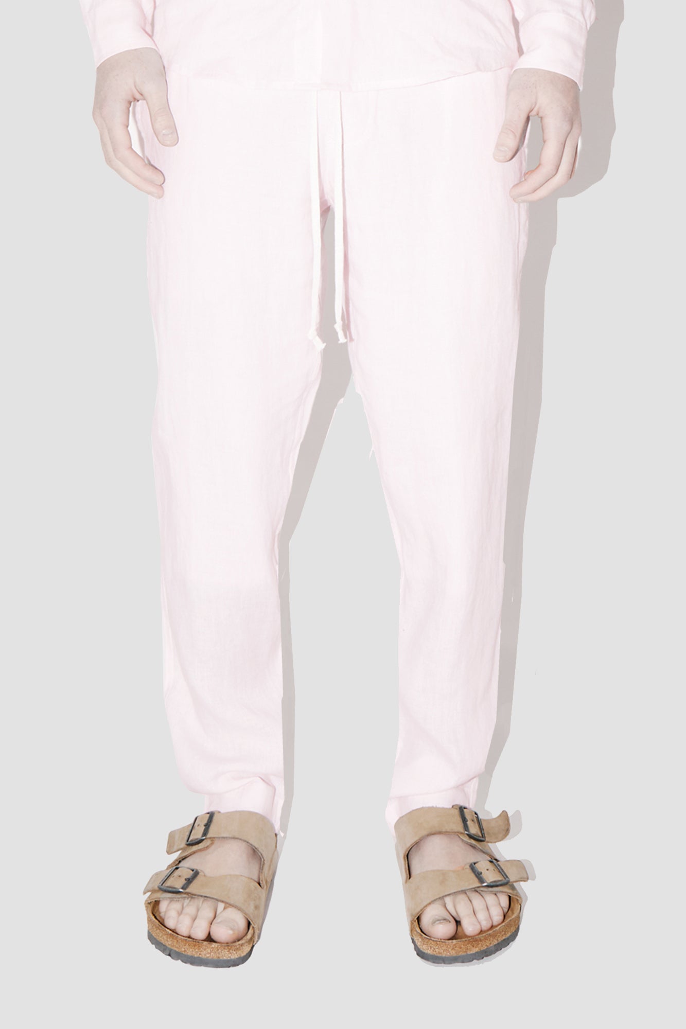 TerraFibre PINK LINEN CLASSIC PANTS