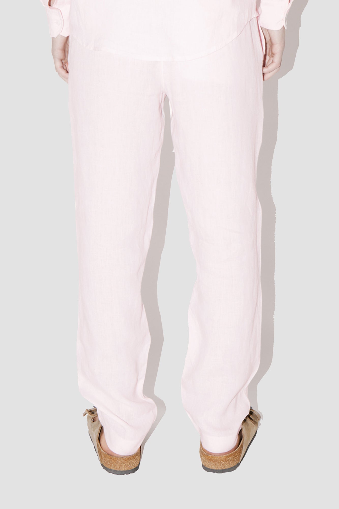 TerraFibre PINK LINEN CLASSIC PANTS