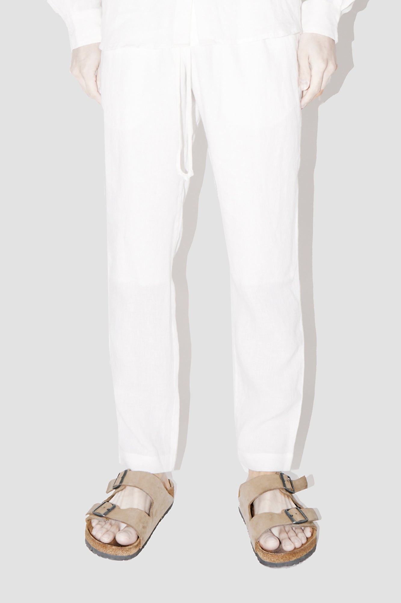 TerraFibre WHITE LINEN CLASSIC PANTS