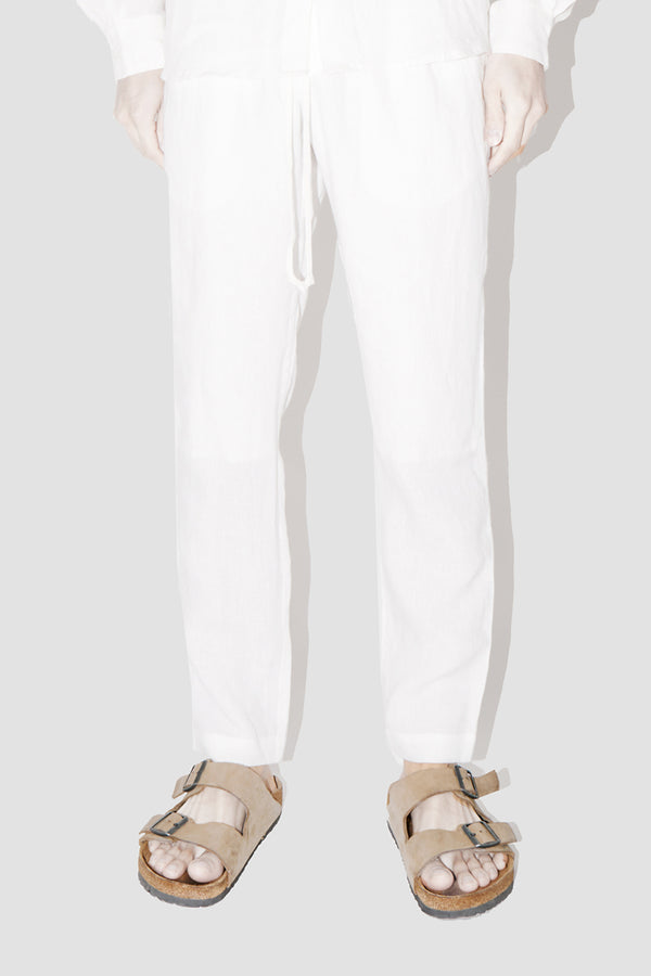 TerraLinen WHITE CLASSIC PANTS