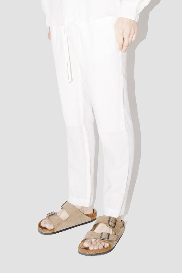 TerraLinen WHITE CLASSIC PANTS