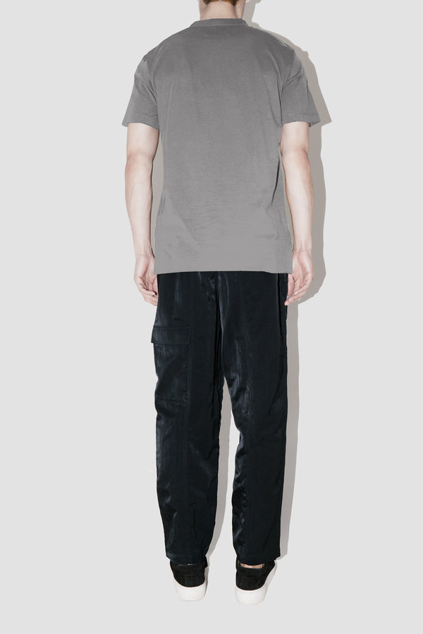 Taupe RAW EDGES OVERSIZED T-SHIRT