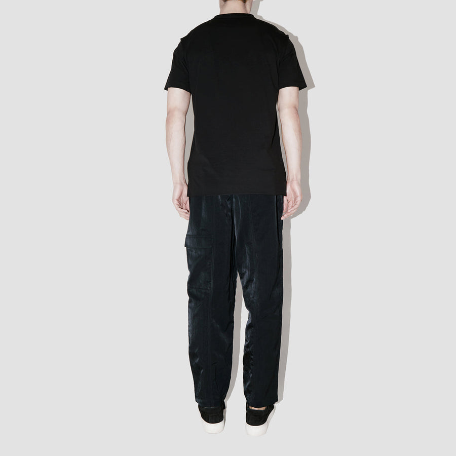 ElevaPima Black Raw Edges Oversized T-Shirt